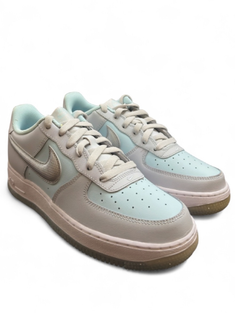 Nike Air Force 1 Low ‘Platinum Blue Silver’ Size US 7 Youth/ 8.5 Women’s (NEW)